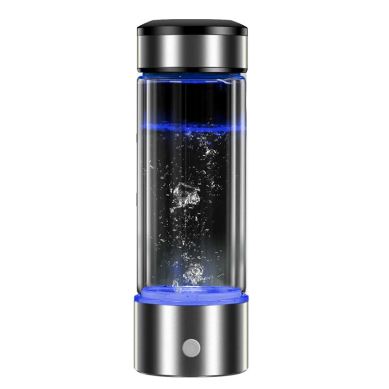 Hydrogen Generator Cup Water Filter 430ML Alkaline Maker Hydrogen-Rich Water Portable Bottle Lonizer Pure H2 Electrolysis